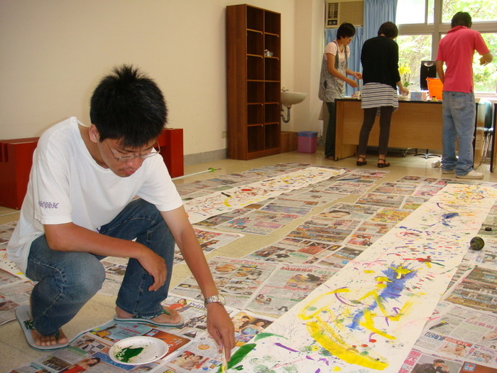 2009.05.21│藝術就是一種實踐(會前活動)－小心墨水飛濺！圖片