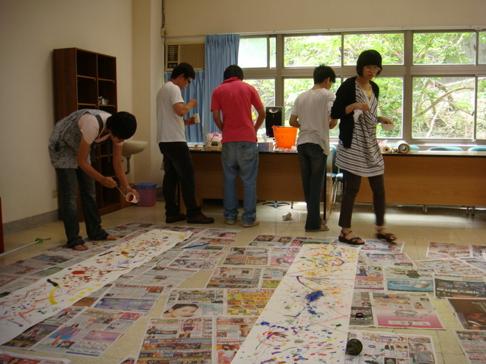 2009.05.21│藝術就是一種實踐(會前活動)－小心墨水飛濺！圖片
