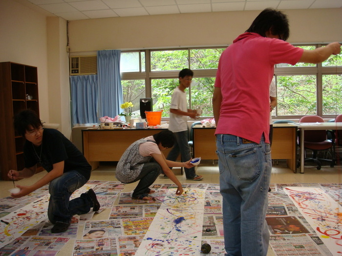 2009.05.21│藝術就是一種實踐(會前活動)－小心墨水飛濺！圖片