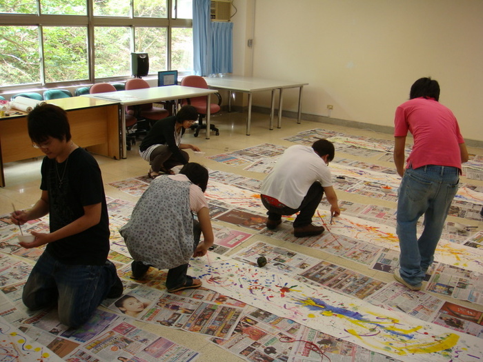 2009.05.21│藝術就是一種實踐(會前活動)－小心墨水飛濺！圖片
