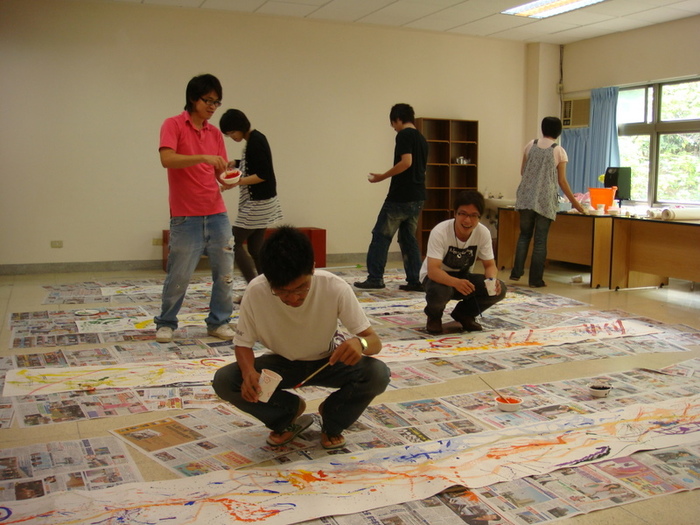 2009.05.21│藝術就是一種實踐(會前活動)－小心墨水飛濺！圖片