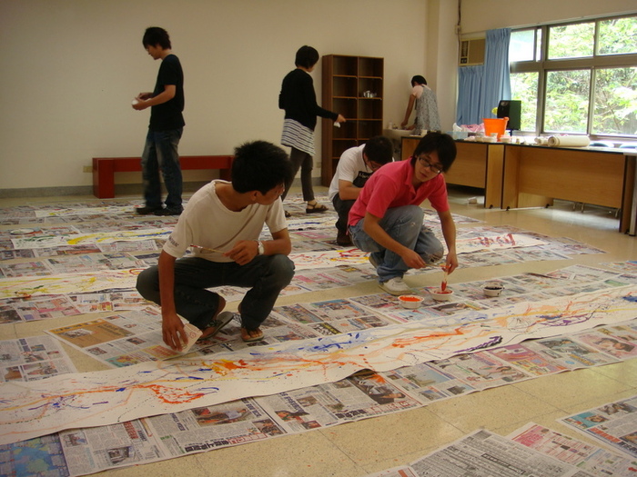2009.05.21│藝術就是一種實踐(會前活動)－小心墨水飛濺！圖片