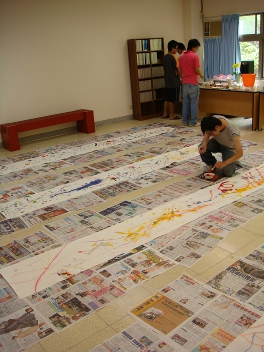 2009.05.21│藝術就是一種實踐(會前活動)－小心墨水飛濺！圖片