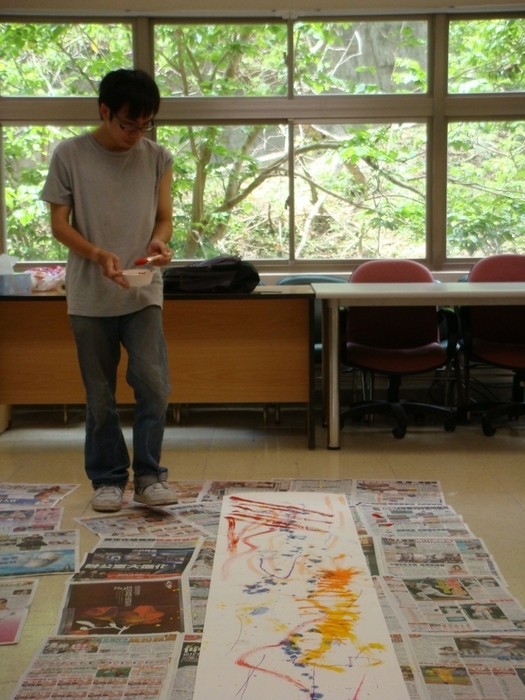 2009.05.21│藝術就是一種實踐(會前活動)－小心墨水飛濺！圖片