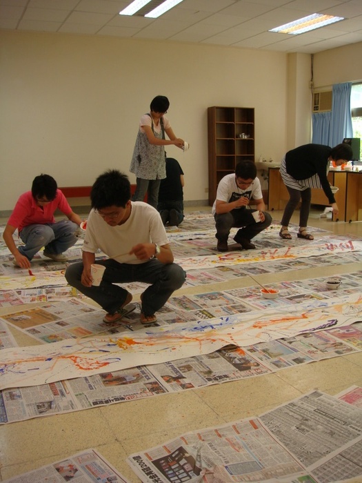 2009.05.21│藝術就是一種實踐(會前活動)－小心墨水飛濺！圖片