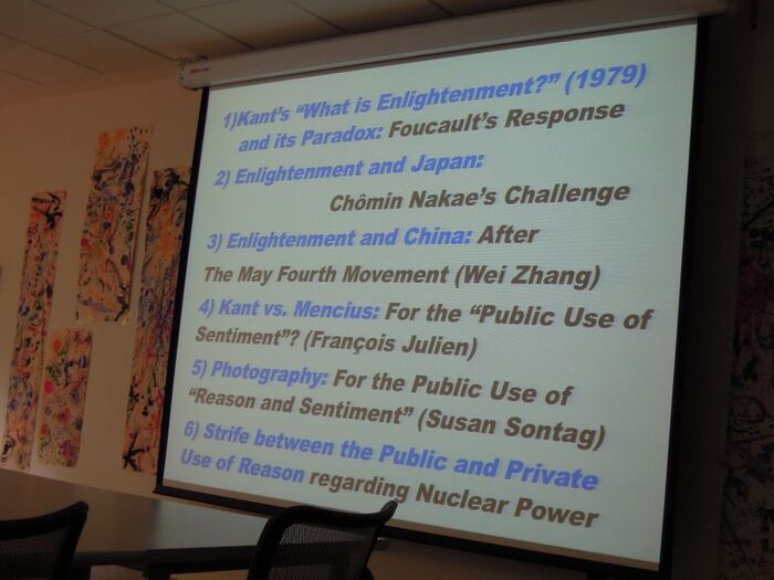 2012.03.26│嘉指信雄演講－What Was At Stake In Nishida And Tanabe, And The Formation Of The Kyoto School: Toward Reconsideration On Enlightenment In East-Asia圖片